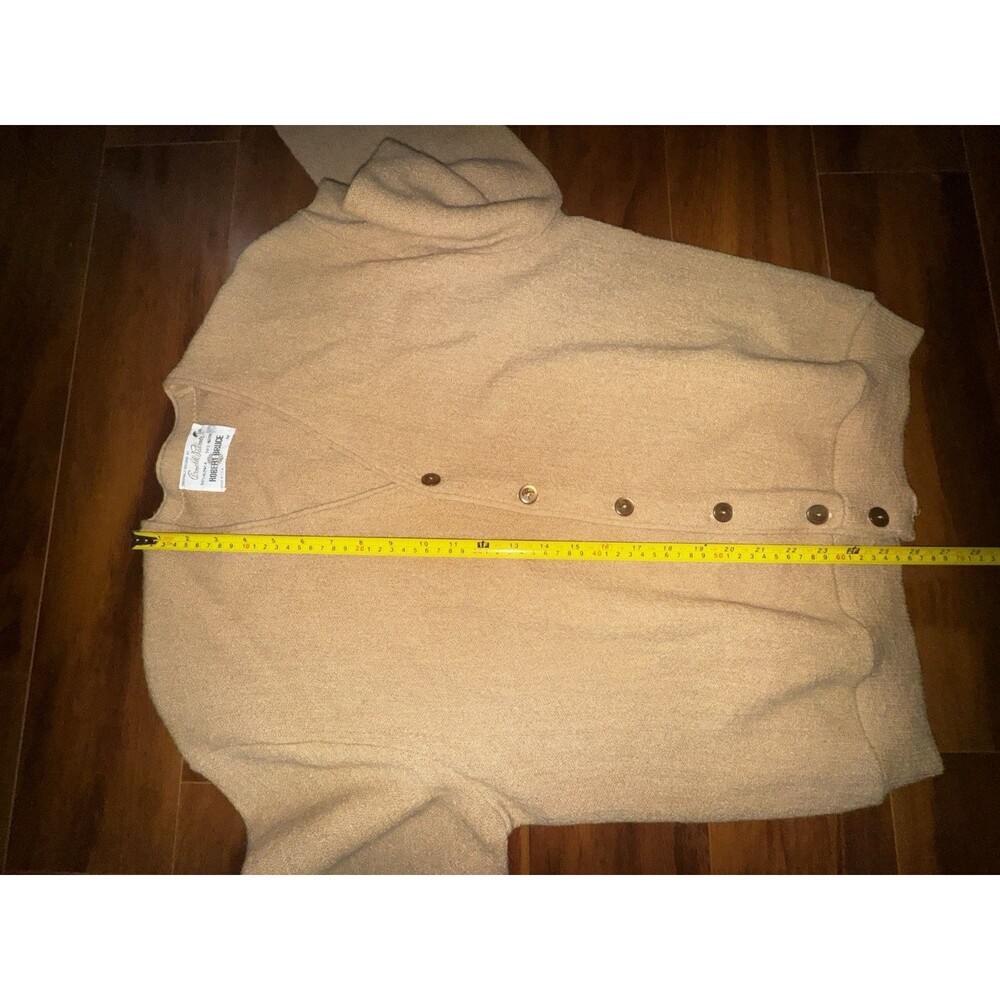 Vintage 60s Robert Bruce Arnold Palmer Alpaca Wool Cardigan Sweater USA M - Picture 7 of 13